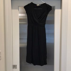 Boden shirtsleeve black cotton dress